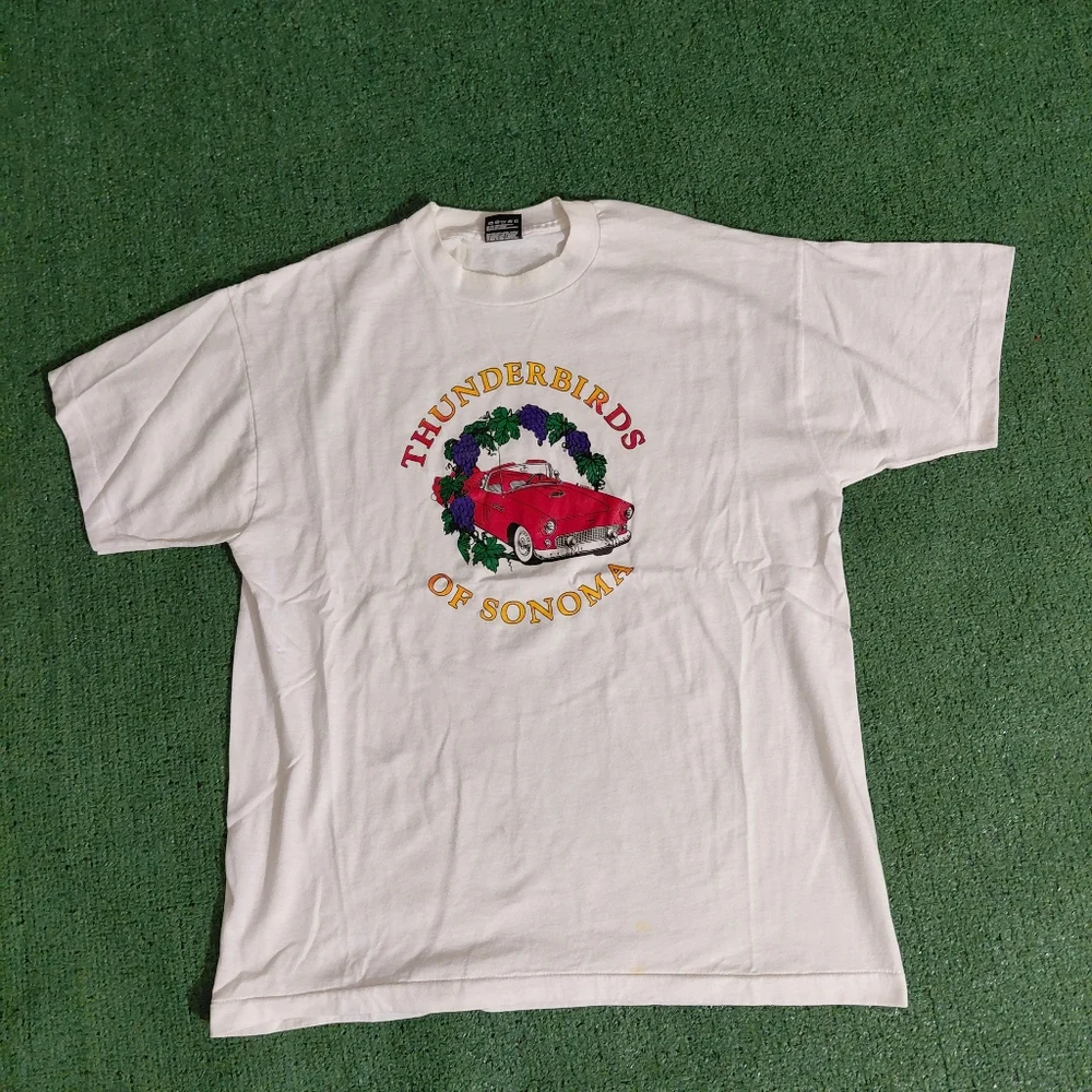 VINTAGE Thunderbirds Of Sonoma T Shirt Size Large - Picture 1 of 8